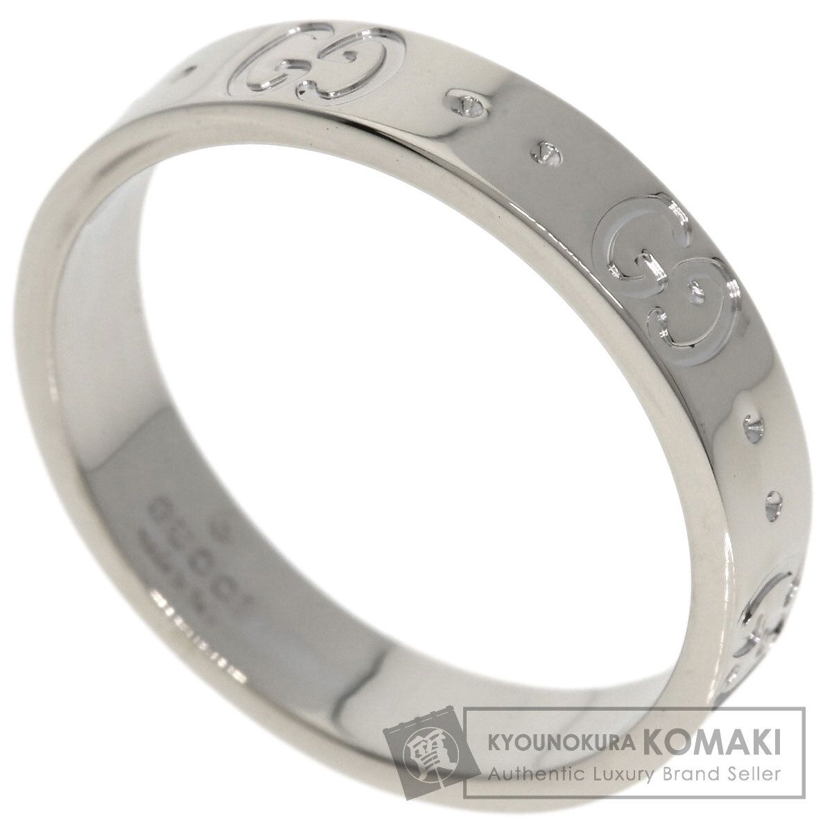 GUCCI グッチ アイコン #14 リング・指輪 K18WG レディース [中古]