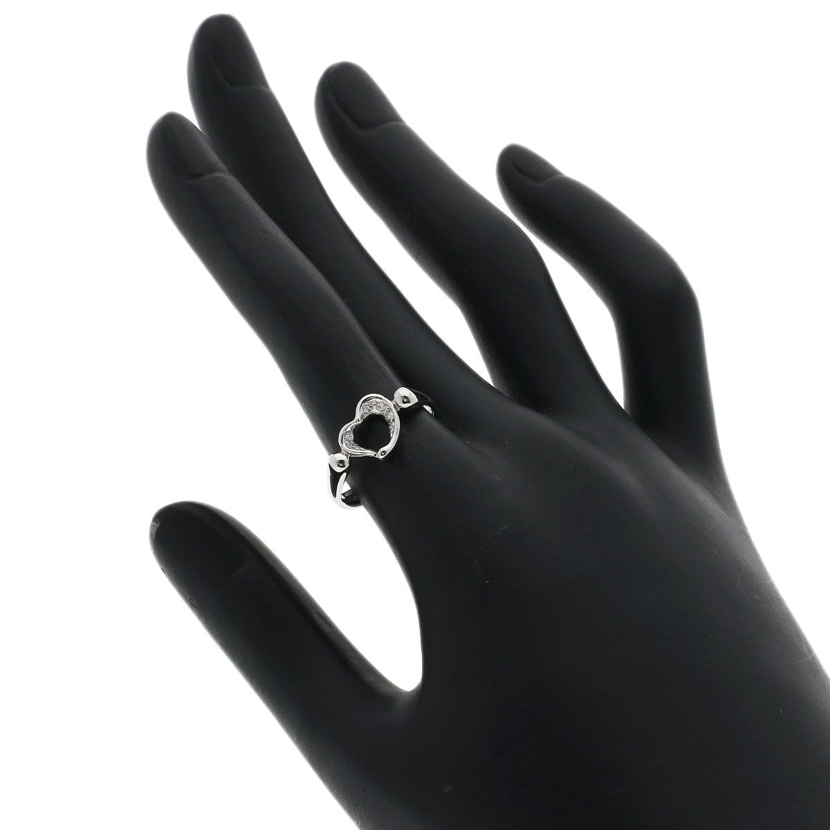TIFFANY&Co. ティファニー オープンハート ダイヤモンド リング・指輪