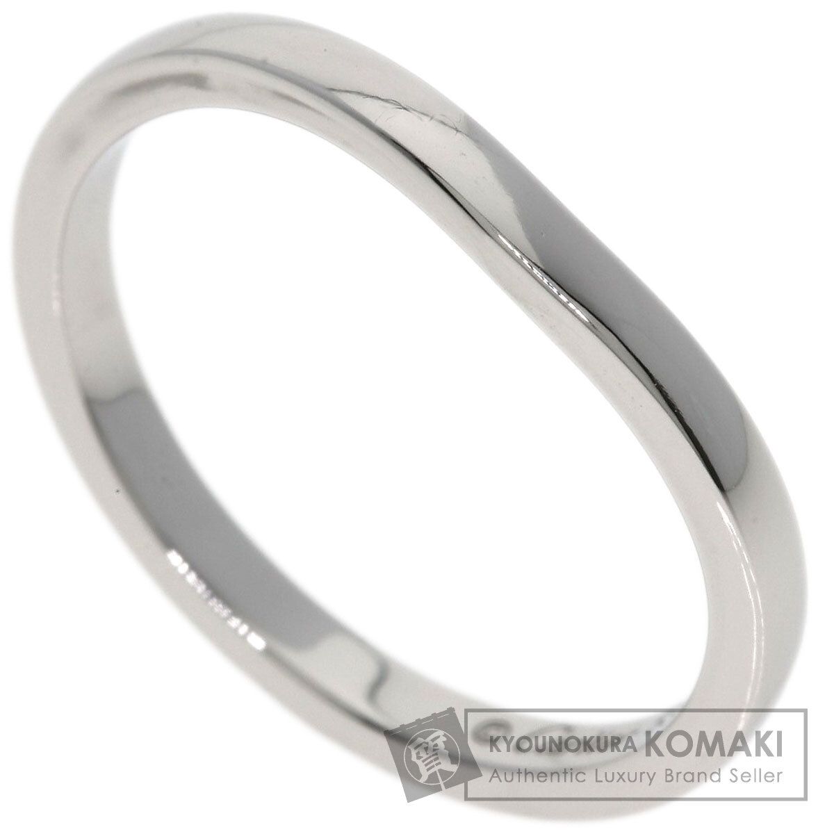 CARTIER カルティエ バレリーナ カーブ #53 リング・指輪 PT950 レディース [中古]