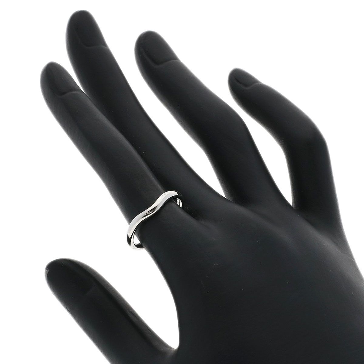 TIFFANY&Co. ティファニー カーブドバンド リング・指輪 PT950