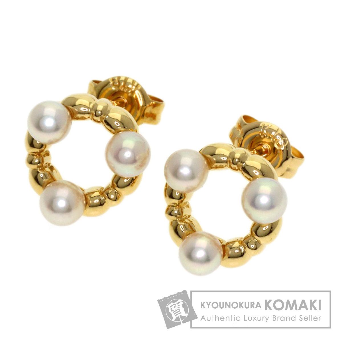 TASAKI タサキ パール 真珠 ピアス K18YG レディース [中古]