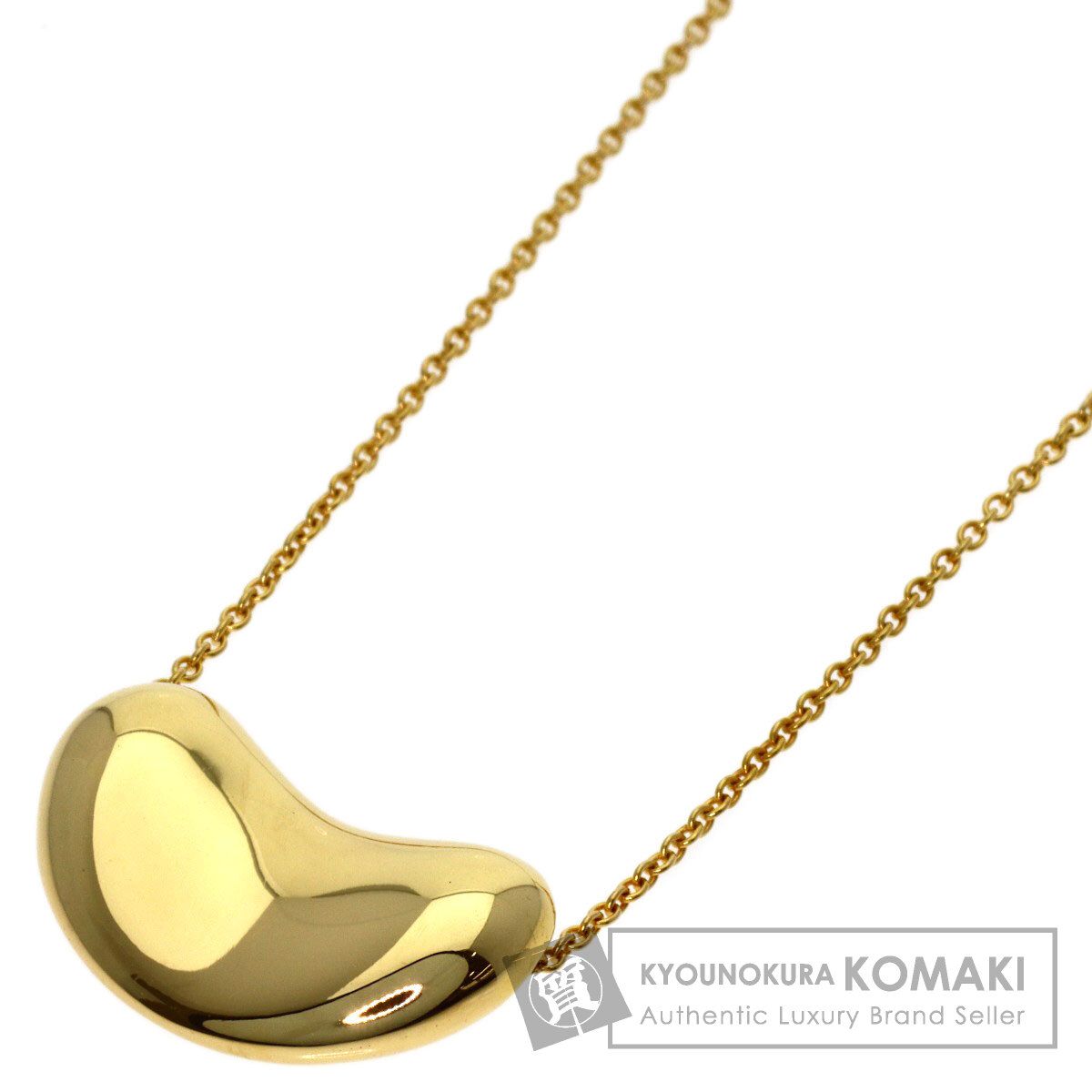TIFFANY&Co. ティファニー ビーン ネックレス K18YG レディース [中古]