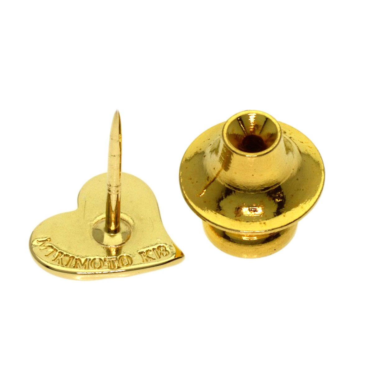MIKIMOTO ミキモト 象モチーフ ピンブローチ ブローチ K18YG GP
