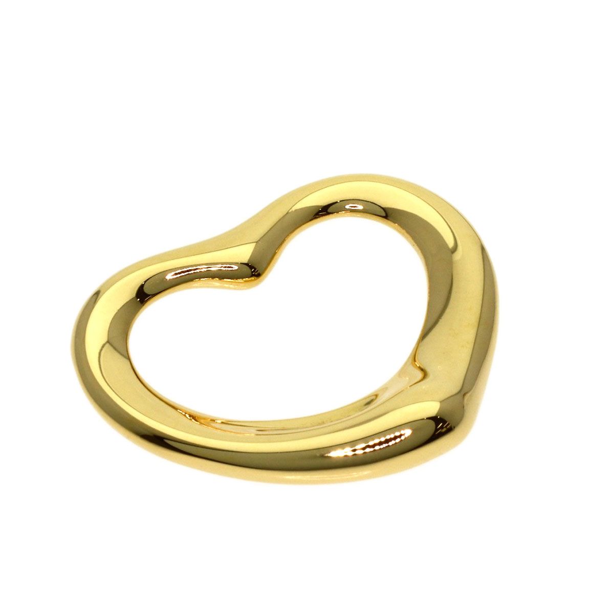 TIFFANY&Co. ティファニー オープンハート ペンダントトップ K18YG