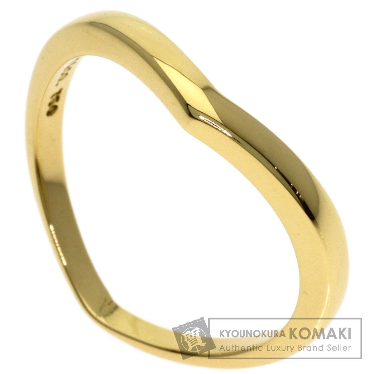 TIFFANY&Co. ティファニー Vバンド リング・指輪 K18YG レディース [中古]