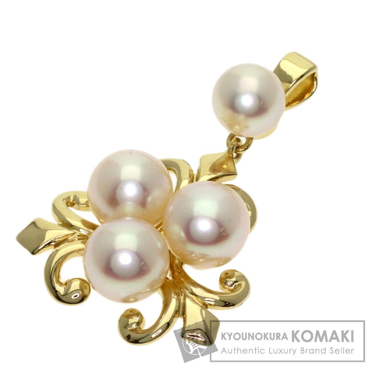 MIKIMOTO ミキモト パール 真珠 ペンダントトップ K14YG レディース [中古]