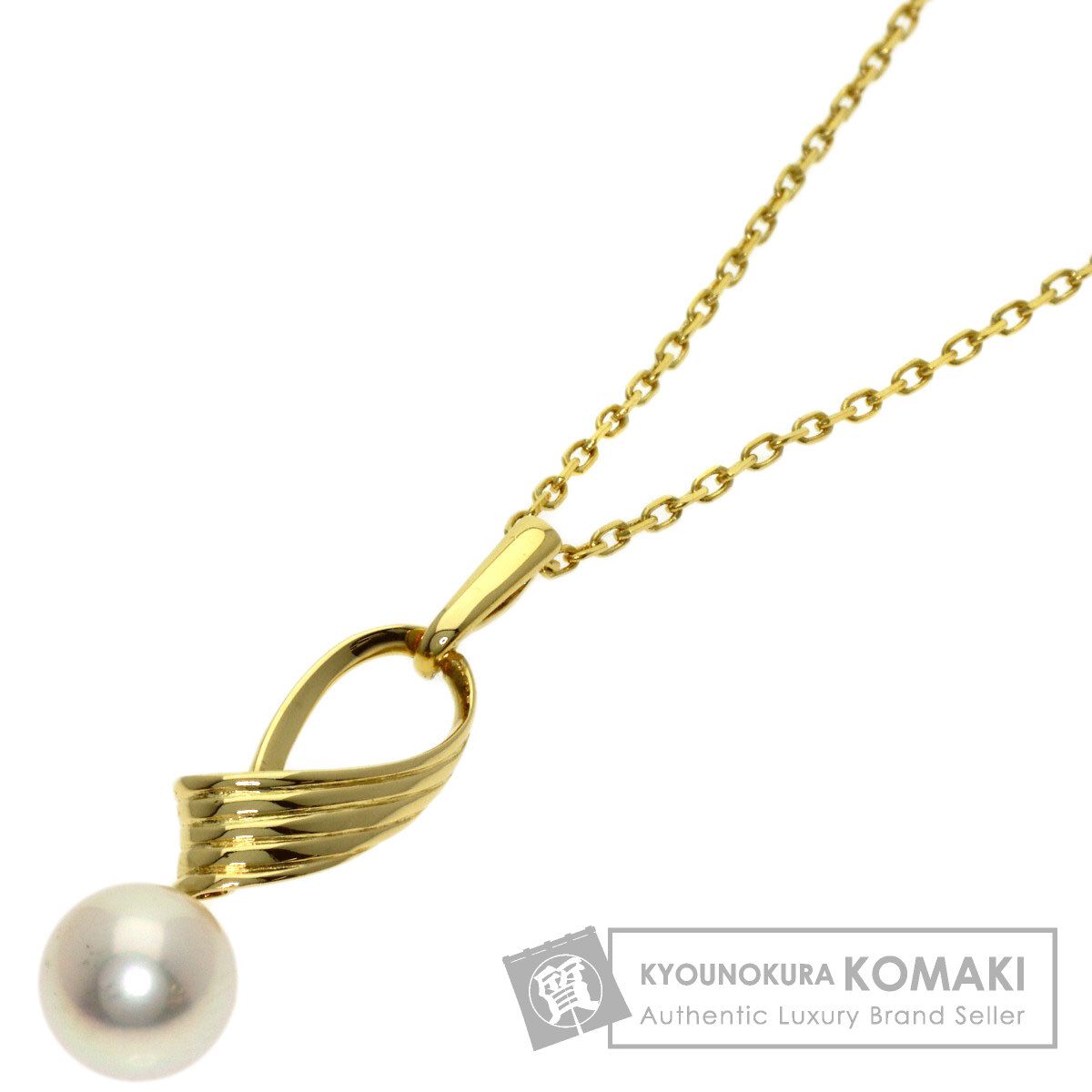 MIKIMOTO ミキモト パール 真珠 ネックレス K18YG レディース [中古]