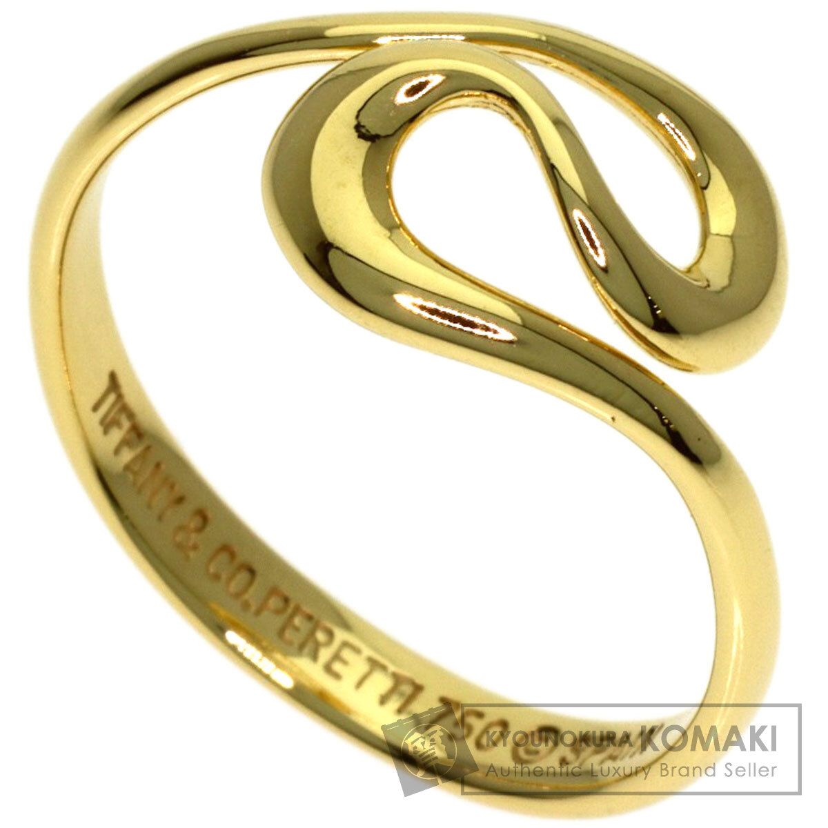 TIFFANY&Co. ティファニー オープン ウェーブ リング・指輪 K18YG レディース [中古]