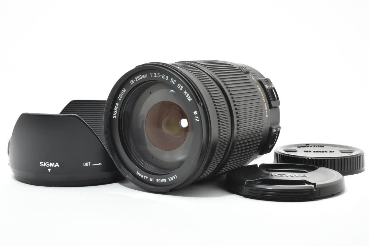 ★美品★ SIGMA シグマ 18-250mm F3.5-6.3 DC OS HSM CANON #K44-2