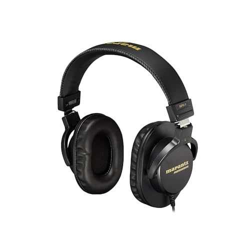 【新品】Marantz マランツプロ モニターヘッドホン 密閉型 オーバーイヤーヘッドホン 有線 直径40mmドライバー 楽器演奏 配信 DJ ゲーム テレワーク MPH-1 2566c626