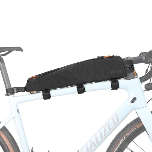 【新品】Rhinowalk(ライノウォーク) バイクトップチューブバッグ バイクフレームバッグ 2.1L 防水自転車バッグ プロフェッショナルサイクリングアクセサリー マウンテンロードバイク用 (Lサイズ) 1e3007b1