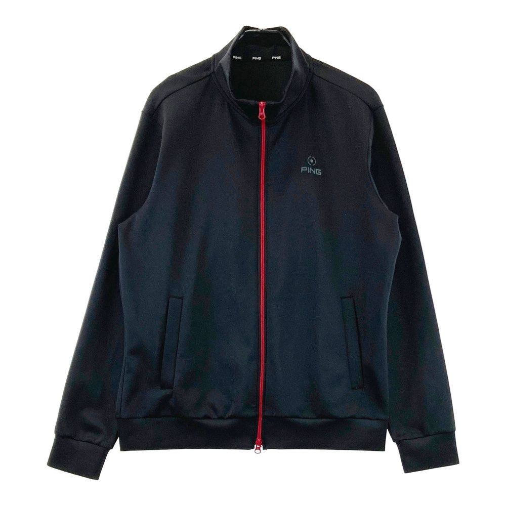 Size: LL PING Pin Zip Jacket Black [240101718763] Golf Wear Mens Stost