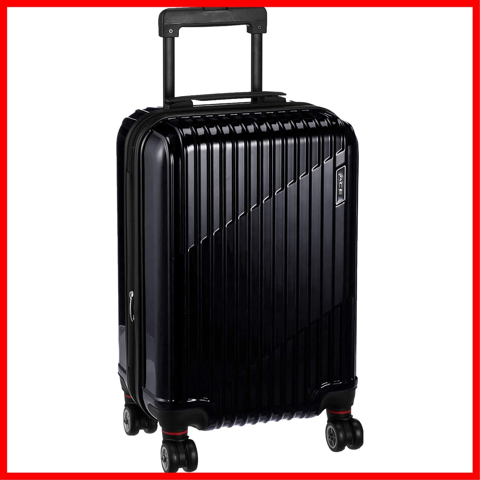 【特価商品】34/39L Sサイズ(機内持込) ブラック クレスタ キャリーケース 双輪キャスター スーツケース