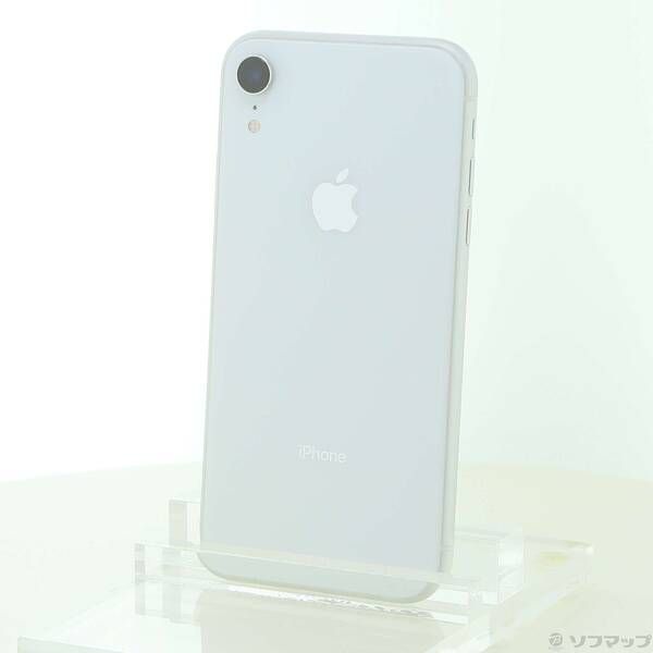 ソフマップ 〔中古品〕 iPhoneXR 64GB ホワイト MT032J／A SIMフリー【247】