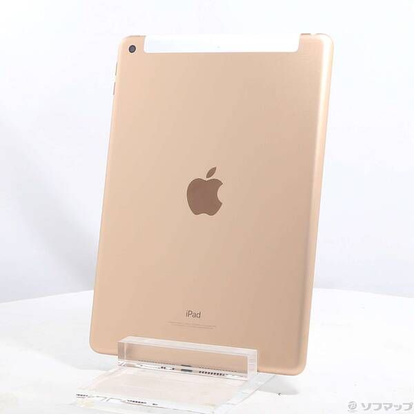 ソフマップ 〔中古品〕 iPad 第6世代 32GB ゴールド MRM02J／A auロック解除SIMフリー【348】