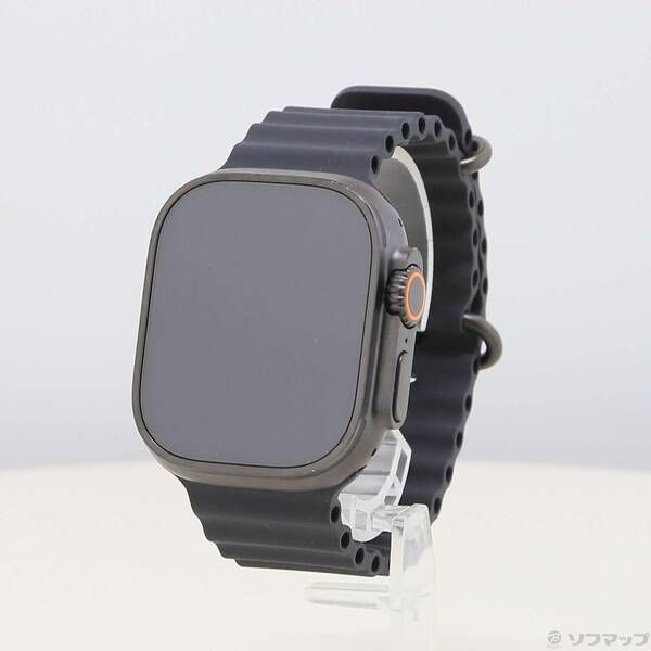 ソフマップ 〔中古品〕 Apple Watch Ultra 3 GPS + Cellular 49mm ブラックチタニウムケース ブラックオーシャンバンド【377】