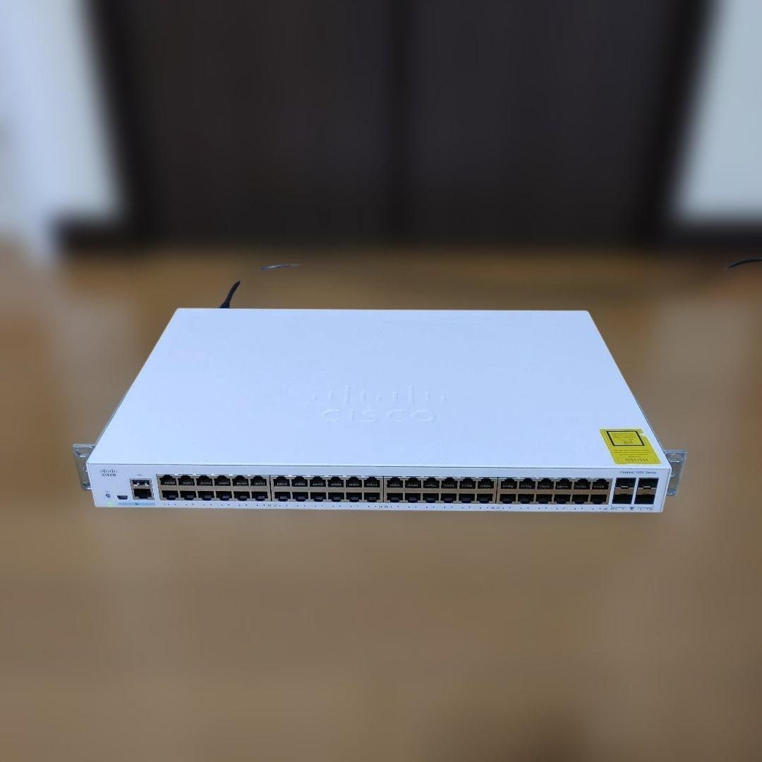 初期化済】Cisco Catalyst C1000-48T-4G-L 高性能L2スイッチ【動作確認