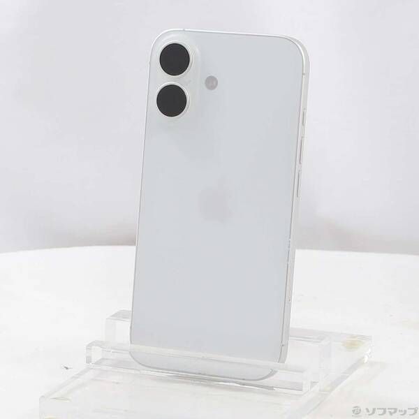 ソフマップ 〔中古品〕 iPhone16 128GB ホワイト MYDR3J／A SIMフリー【344】