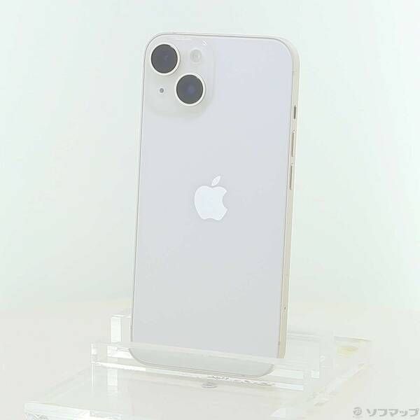 ソフマップ 〔中古品〕 iPhone14 128GB スターライト MPUQ3J／A SIMフリー【344】