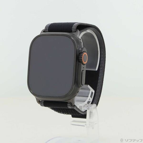 ソフマップ 〔中古品〕 Apple Watch Ultra 3 GPS + Cellular 49mm ブラックチタニウムケース ブラック／チャコールトレイルループ【377】