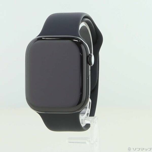 ソフマップ 〔中古品〕 Apple Watch Series 11 GPS 46mm ジェットブラックアルミニウムケース ブラックスポーツバンド【377】