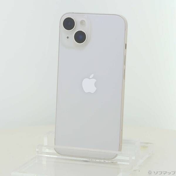 ソフマップ 〔中古品〕 iPhone14 128GB スターライト MPUQ3J／A SIMフリー【344】