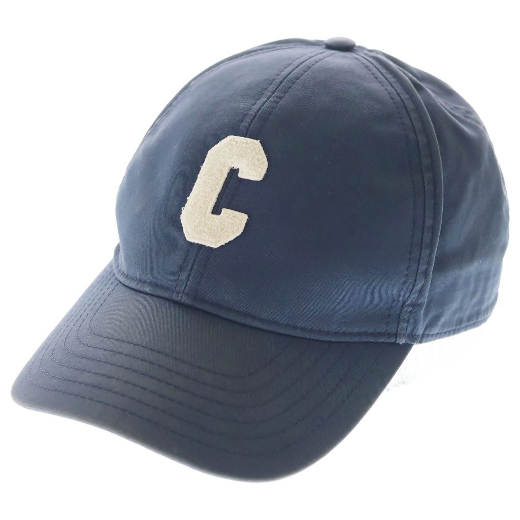 CELINE (セリーヌ) ロゴ ワッペン イニシャル ベースボールキャップ 帽子 2AUY8969P ネイビー