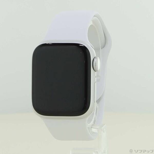 ソフマップ 〔中古品〕 Apple Watch Series 8 GPS 41mm シルバーアルミニウムケース ホワイトスポーツバンド【377】