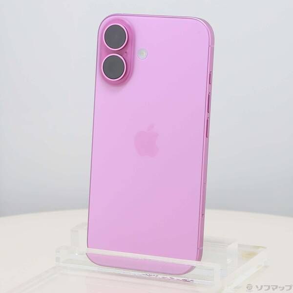 ソフマップ 〔中古品〕 iPhone16 128GB ピンク MYDT3J／A SIMフリー【198】