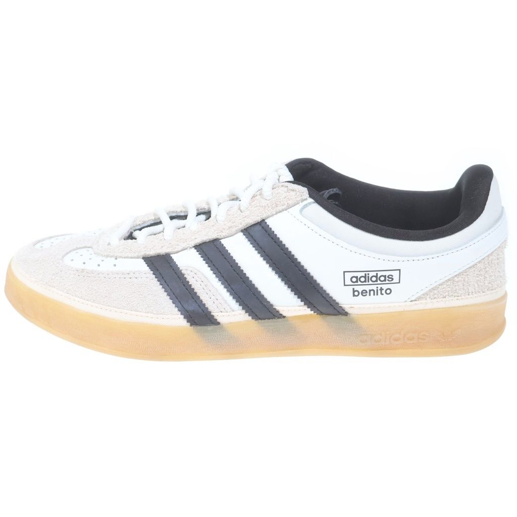 adidas (アディダス) ×Bad Bunny Gazelle Indoor Core White Core Black Gum バッドバニー ガゼル インドア ローカットスニーカー コアホワイト/コアブラック/ガム IF9735
