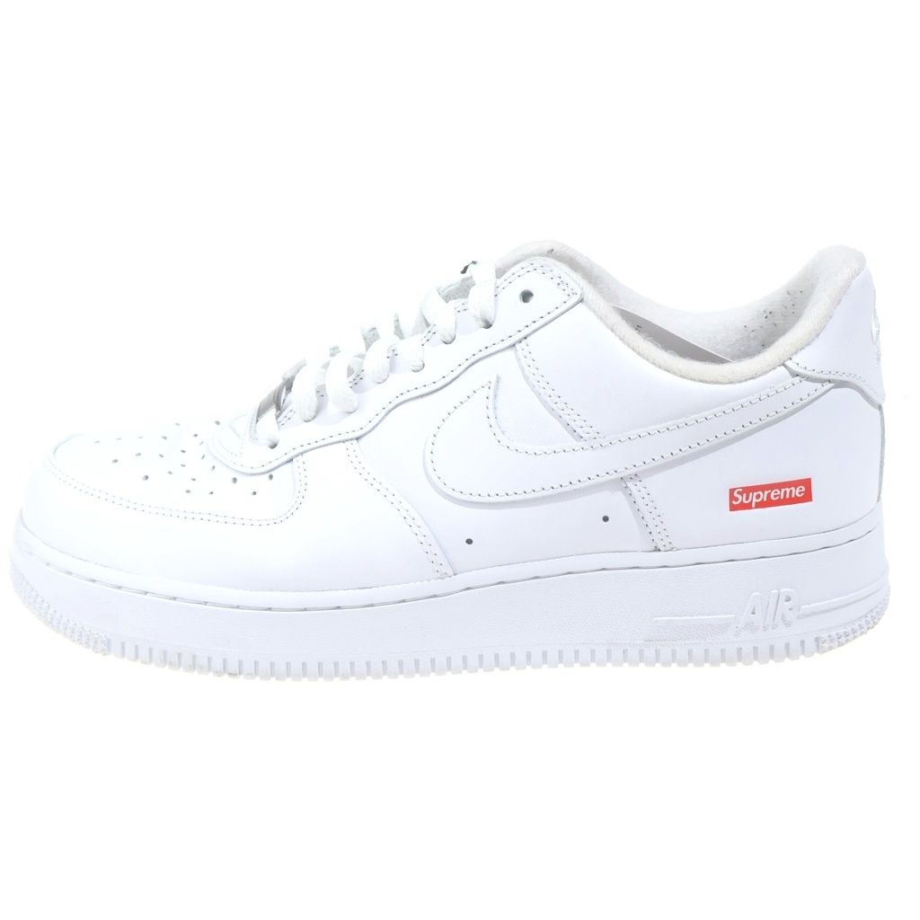 NIKE (ナイキ) ×SUPREME AIR FORCE 1 LOW CU9225-100 シュプリーム エア フォース 1 ローカットスニーカー ホワイト US8.5/26.5cm