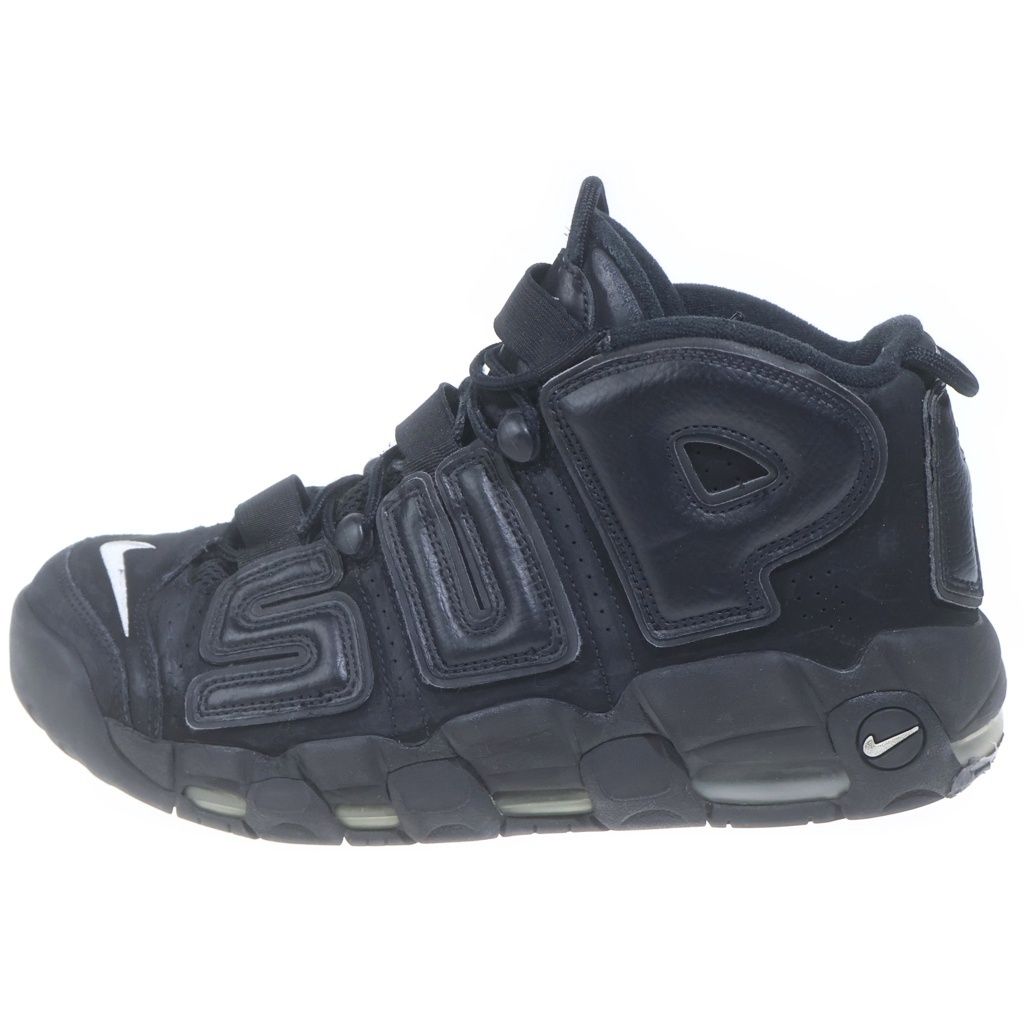 NIKE (ナイキ) 17SS ×SUPREME AIR MORE UPTEMPO シュプリーム エアモアアップテンポ ハイカットスニーカー ブラック US10/28cm 902290-001