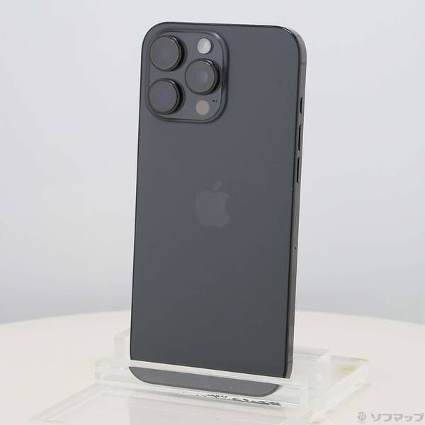 ソフマップ 〔中古品〕 iPhone16 Pro Max 256GB ブラックチタニウム MYWG3J／A SIMフリー【198】