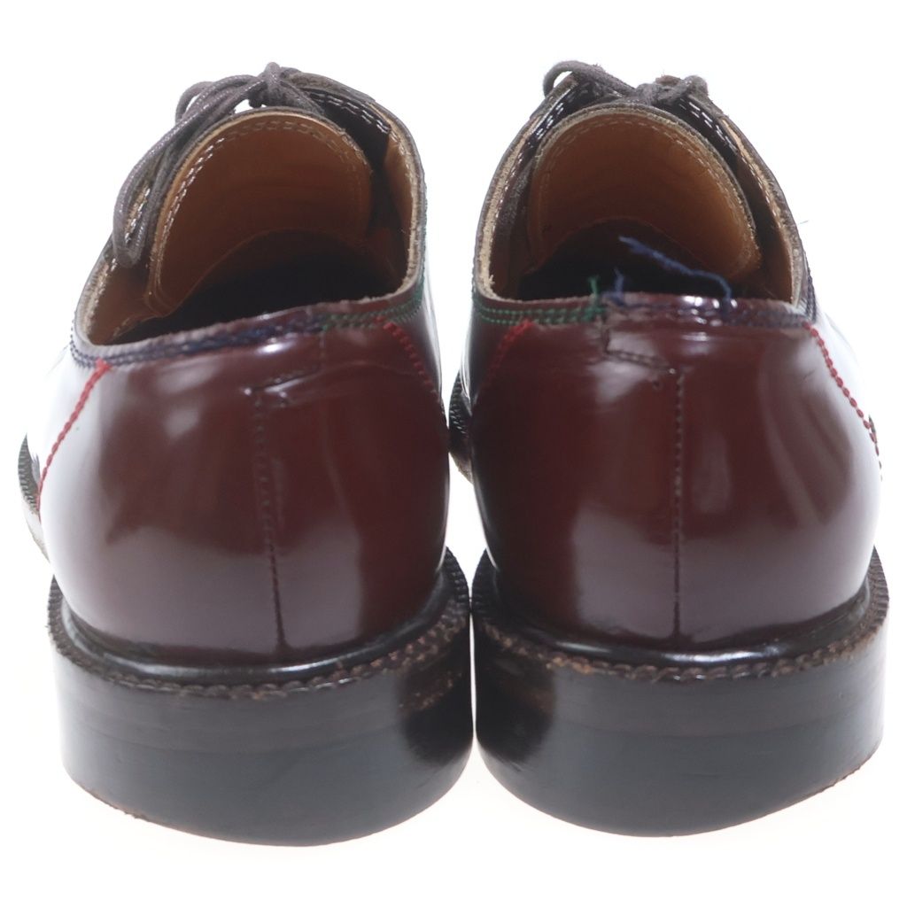 COMME des GARCONS HOMME コムデギャルソンオム ×ALDEN オールデン コードバン プレーントゥ レザーシューズ バーガンディ COMME des GARCONS HOMME (コムデギャルソンオム) ×ALDEN オールデン