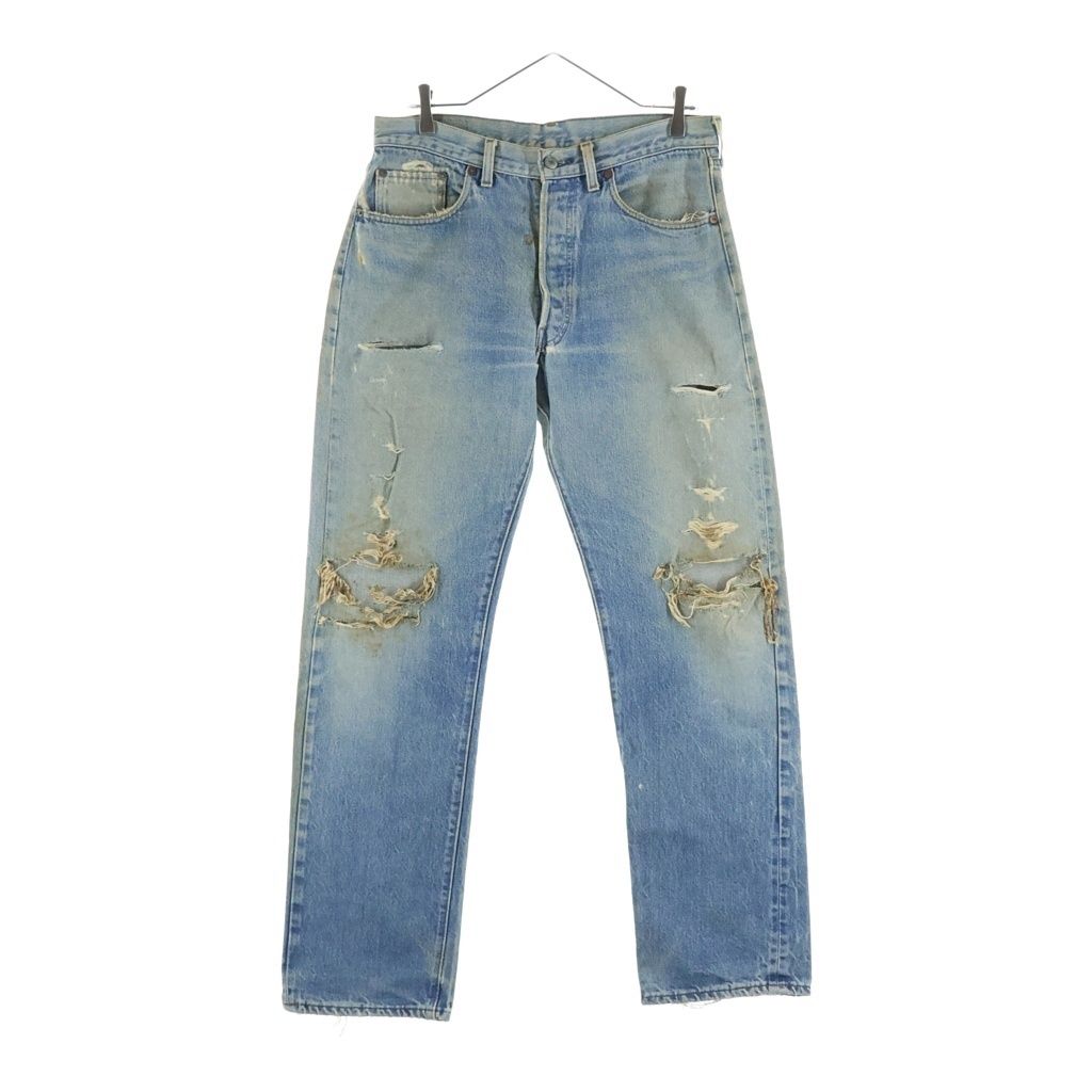 Levi's (リーバイス) 80s VINTAGE 501 ボタン裏558 ボタンフライデニムパンツ インディゴ