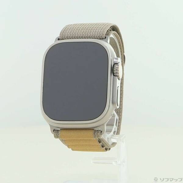 ソフマップ 〔中古品〕 Apple Watch Ultra 2 GPS + Cellular 49mm ナチュラルチタニウムケース タンアルパインループ【377】
