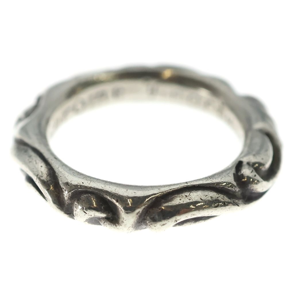 CHROME HEARTS (クロムハーツ) SCRL BAND スクロールバンド リング シルバー BCA351