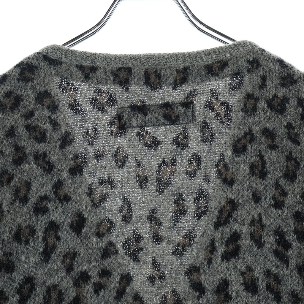 WACKO MARIA (ワコマリア) Leopard Jacquard Mohair Cardigan