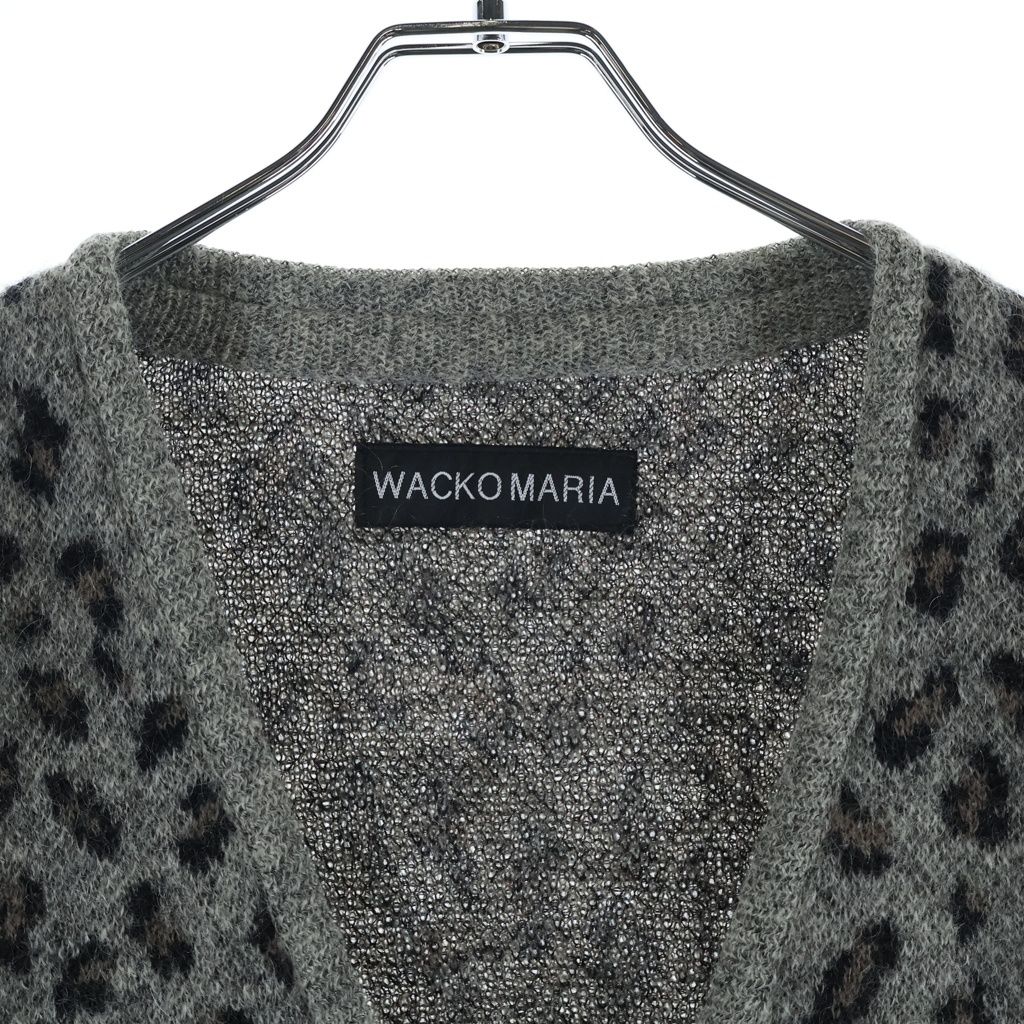 WACKO MARIA (ワコマリア) Leopard Jacquard Mohair Cardigan
