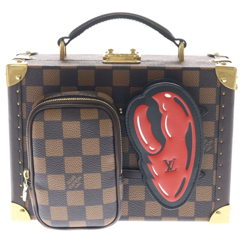 LOUIS VUITTON (ルイヴィトン) サワガニ トランク モノグラム ハンドバッグ ショルダーバッグ ブラウン N40765