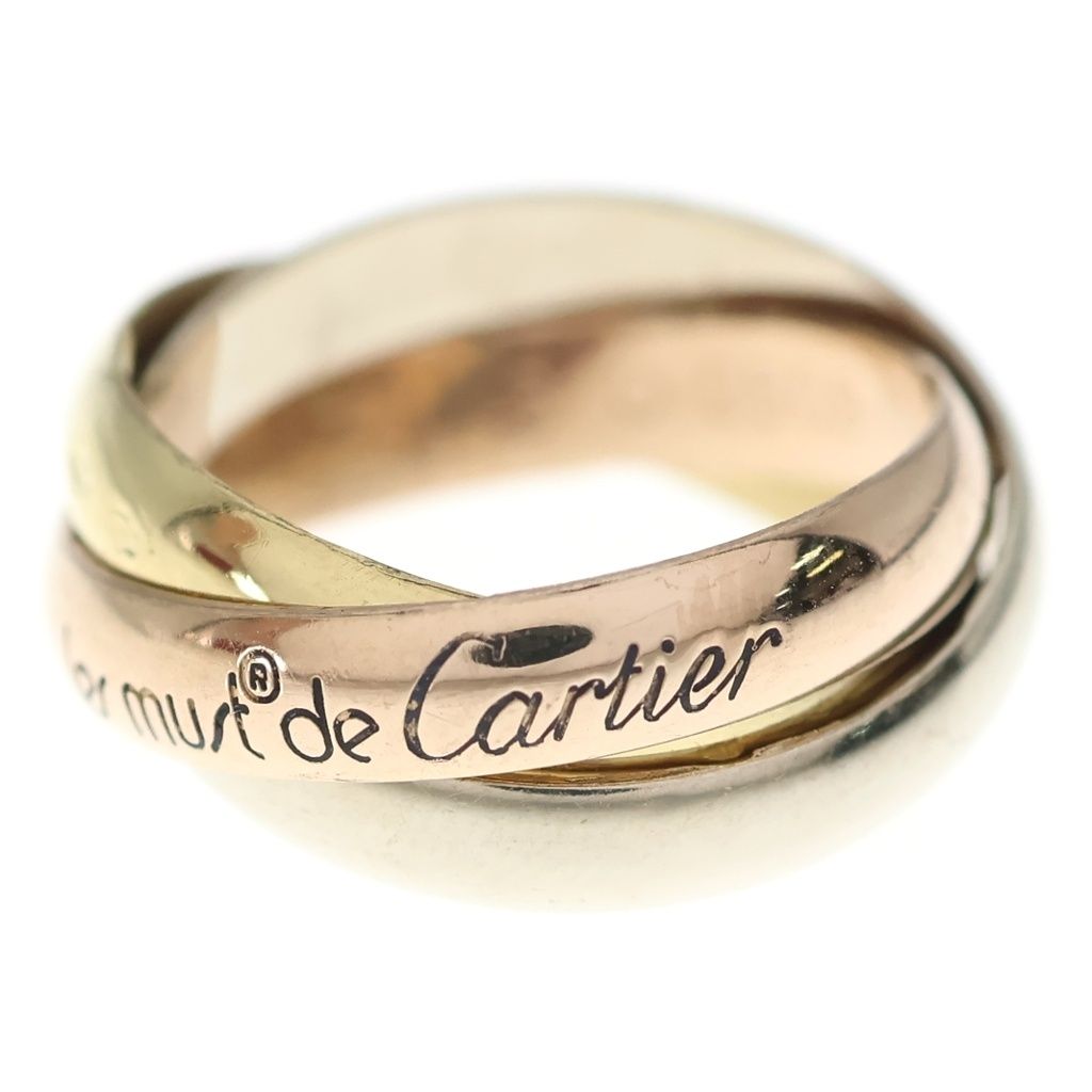 Cartier (カルティエ) トリニティリング 指輪 750YG/PG/WG イエローゴールド/ピンクゴールド/ホワイトゴールド