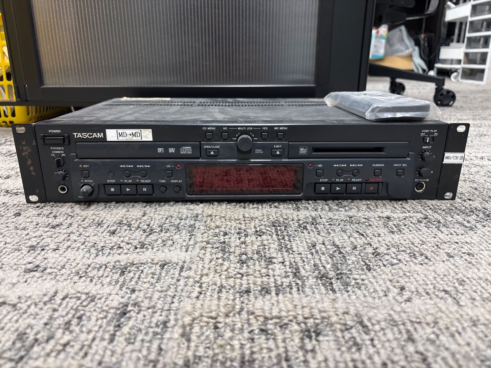 TASCAM MD-CD1 MKⅢ MD/CDレコーダー 業務用