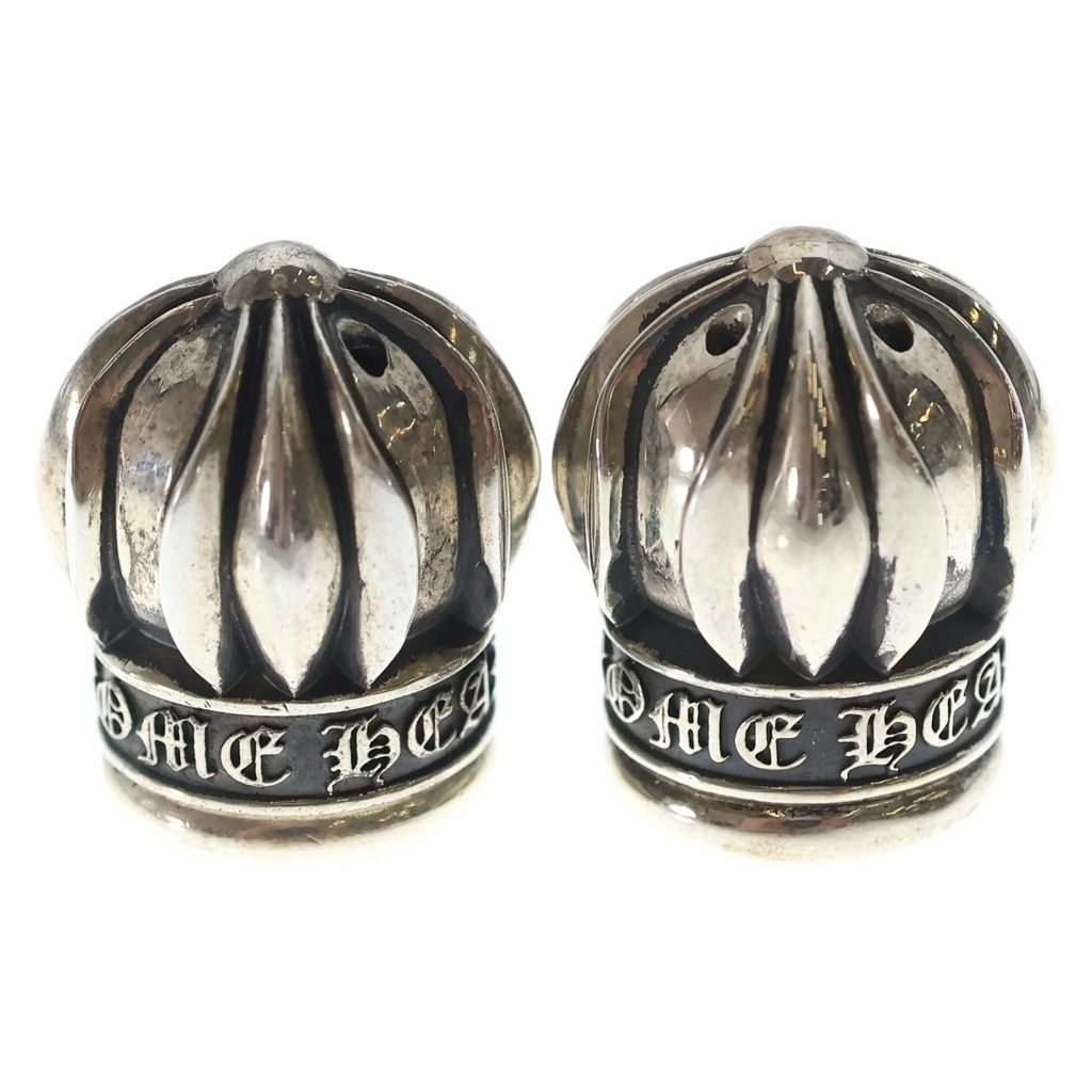 CHROME HEARTS (クロムハーツ) SALT N PEPPER SHAKER ソルトアンドペッパー クリスマスノベルティ塩胡椒入れ シルバー 2個セット