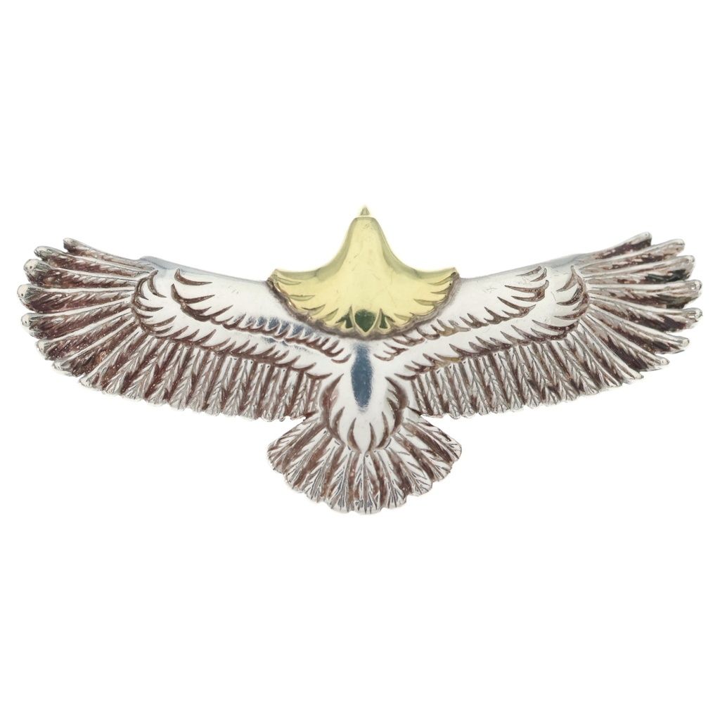 WING ROCK (ウィングロック) 頭金 イーグル SSサイズ ペンダントトップ チャーム シルバー/ゴールド