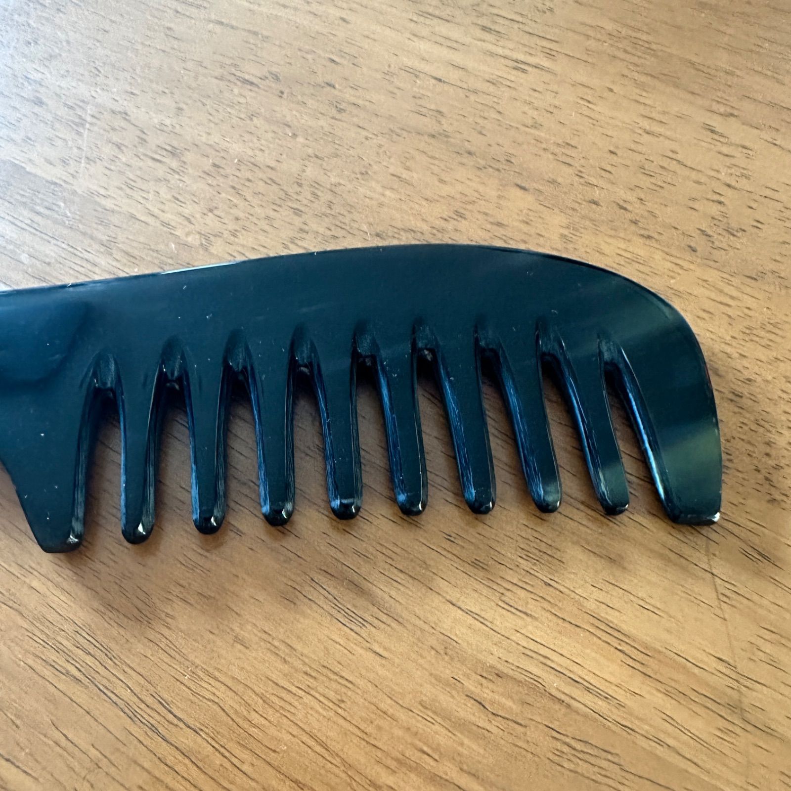 バッファローホーンコーム　ナチュラルホーンコーム　牛角 水牛角 くし コーム 粗歯 ヘアケア バッファローホーン 天然素材