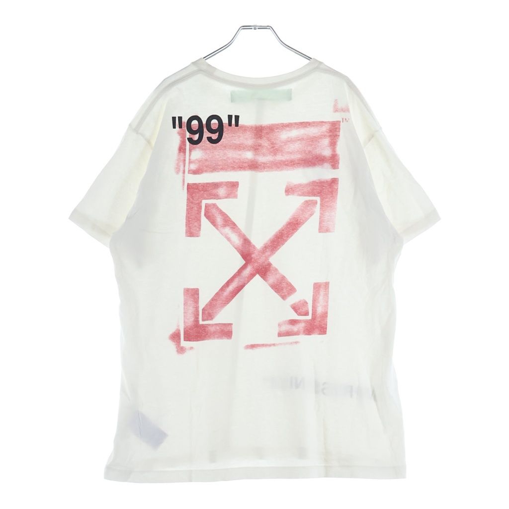 OFF-WHITE (オフホワイト) 19SS Stencil T-Shirt ステンシル 半袖Tシャツ ホワイト OMAA038R19185015