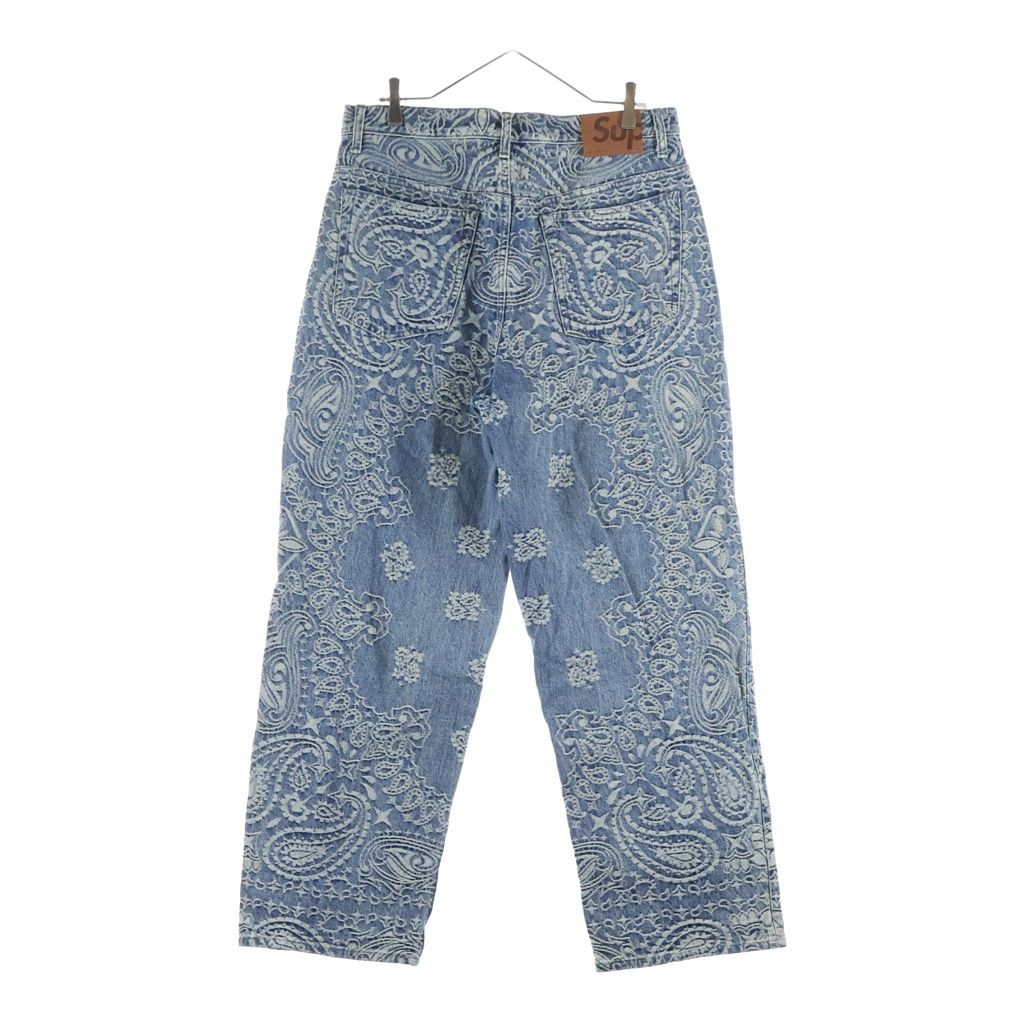 SUPREME (シュプリーム) 25SS Bandana Jacquard Baggy Jean バンダナ