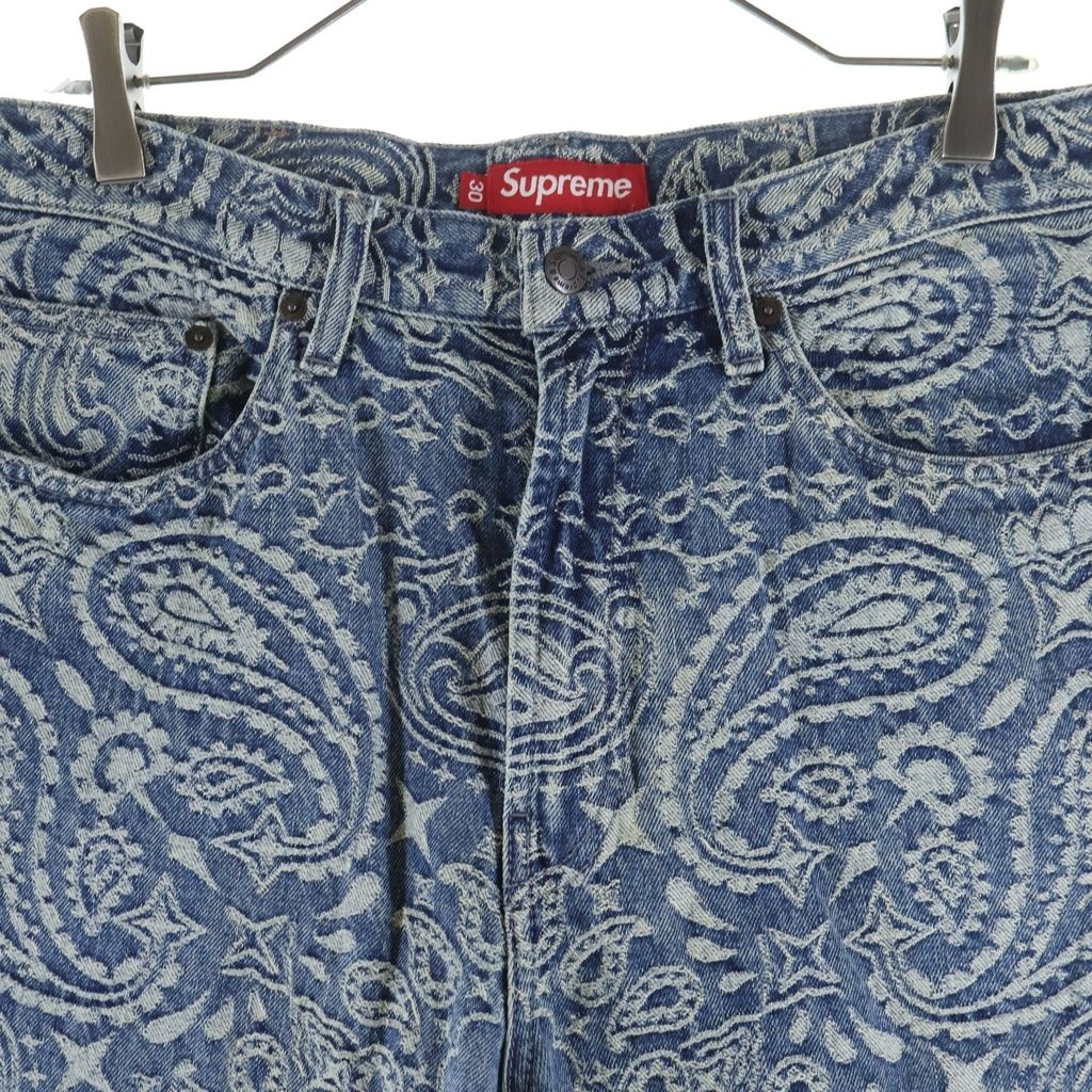 SUPREME (シュプリーム) 25SS Bandana Jacquard Baggy Jean バンダナ