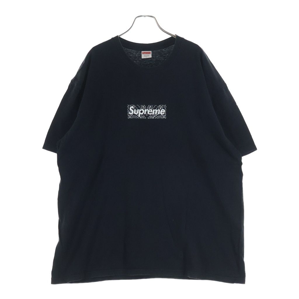 SUPREME (シュプリーム) 19AW Bandana Box Logo Tee バンダナボックスロゴ 半袖Tシャツ ブラック