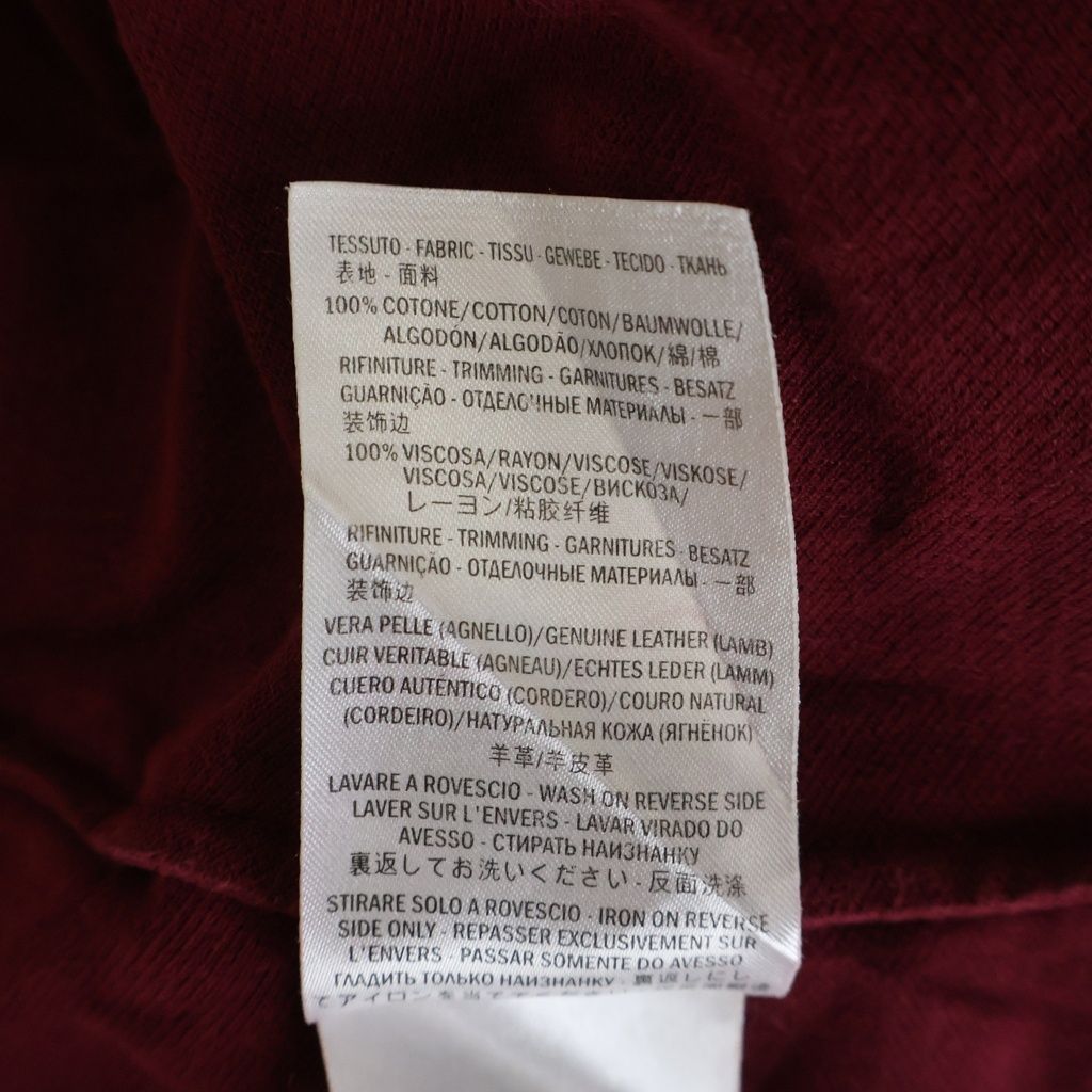 GUCCI (グッチ) Polo Shirt 半袖ポロシャツ バーガンディー 387923